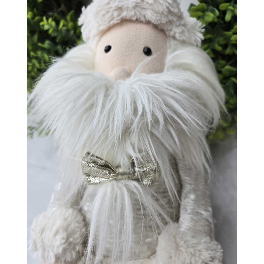 Jellycat Shimmer Santa Large 21" Gold  Metallic Christmas Plush Retired Rare HTF - Picture 2 of 14